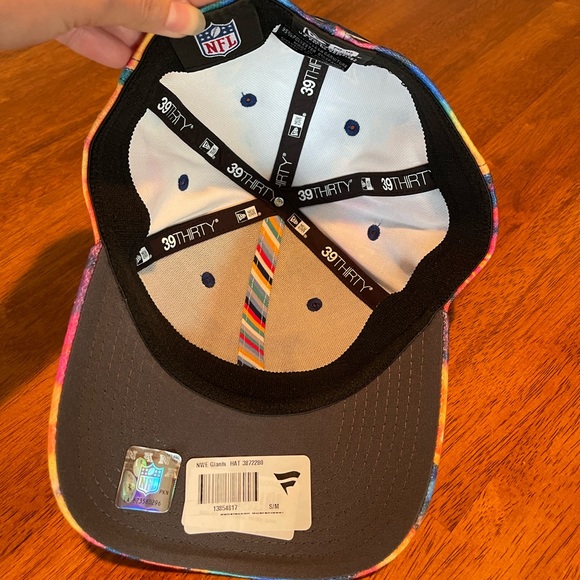 New Era 39Thirty New York GIANTS 2020 Tie Dye “Crucial Catch” Baseball Cap - Picture 6 of 6